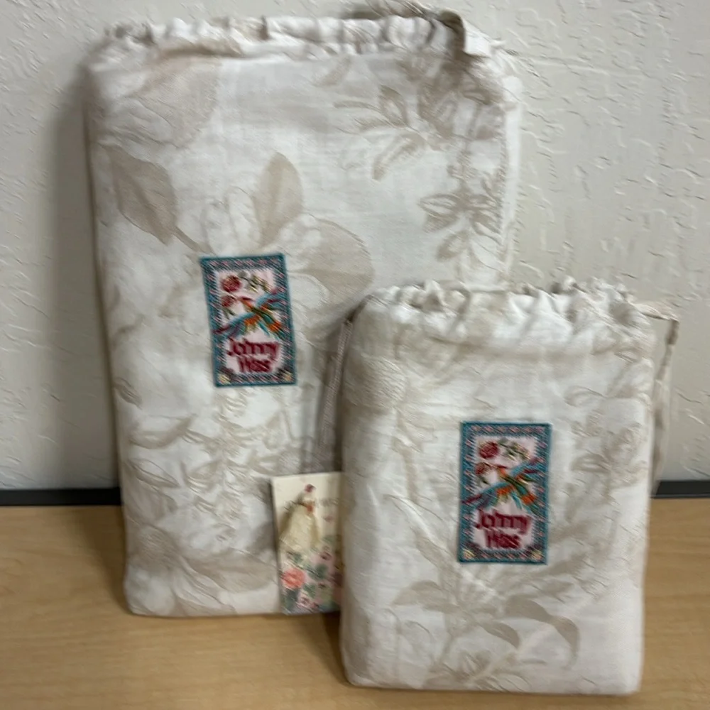 3 Pc Set Johnny Was Valentina Floral Linen Duvet Cover Set